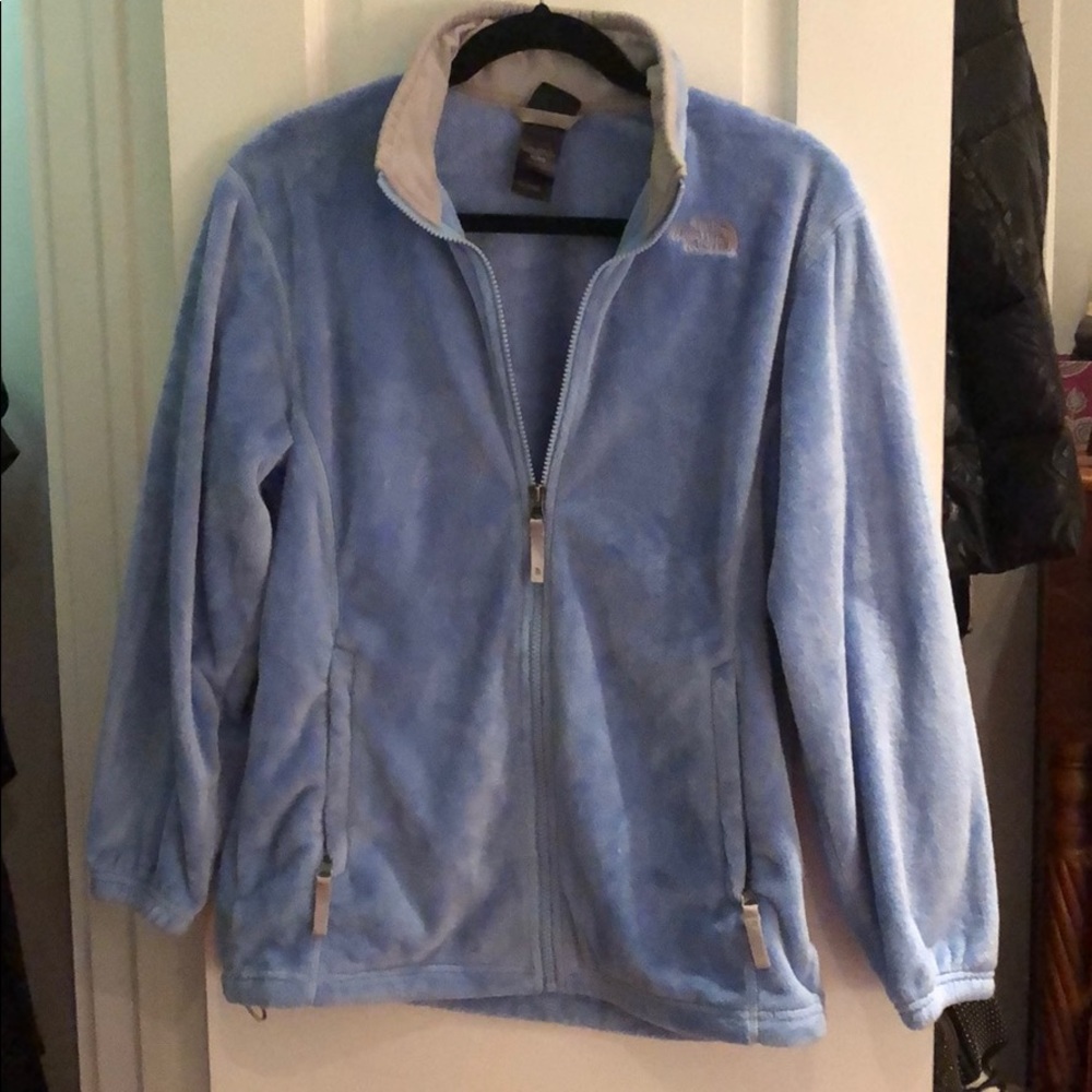 Light blue north face